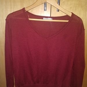 Zara Burgundy Shirt